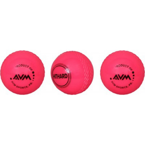 AVM Red Wind Cricket Ball (Pack of 3)